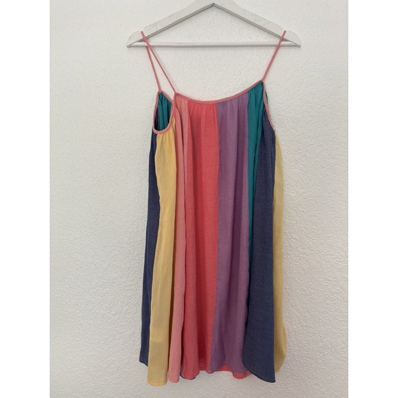 Women's -‎ Storia Pastel Striped Dress, Size Medium - Picture 7 of 7